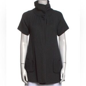 ALICE + OLIVIA WOOL SILK BLACK CARDIGAN SWEATER WITH POCKETS . Size Xs